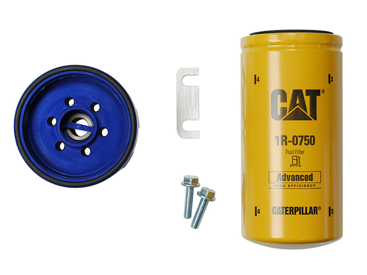 Sinister Diesel 01-15 Chevy Duramax CAT Filter Adapter - Bull Strap