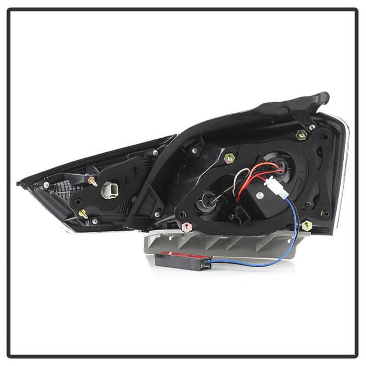 xTune 14-18 Chevy Impala (Excl 14-16 Limited) LED Tail Lights - Black Smoke (ALT-JH-CIM14-LBLED-BSM) - Bull Strap