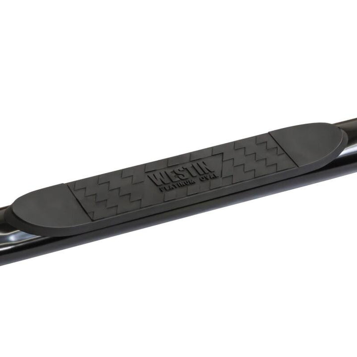 Westin 2009-2018 Dodge/Ram 1500 Crew Cab Platinum 4 Oval Nerf Step Bars - Black - Bull Strap
