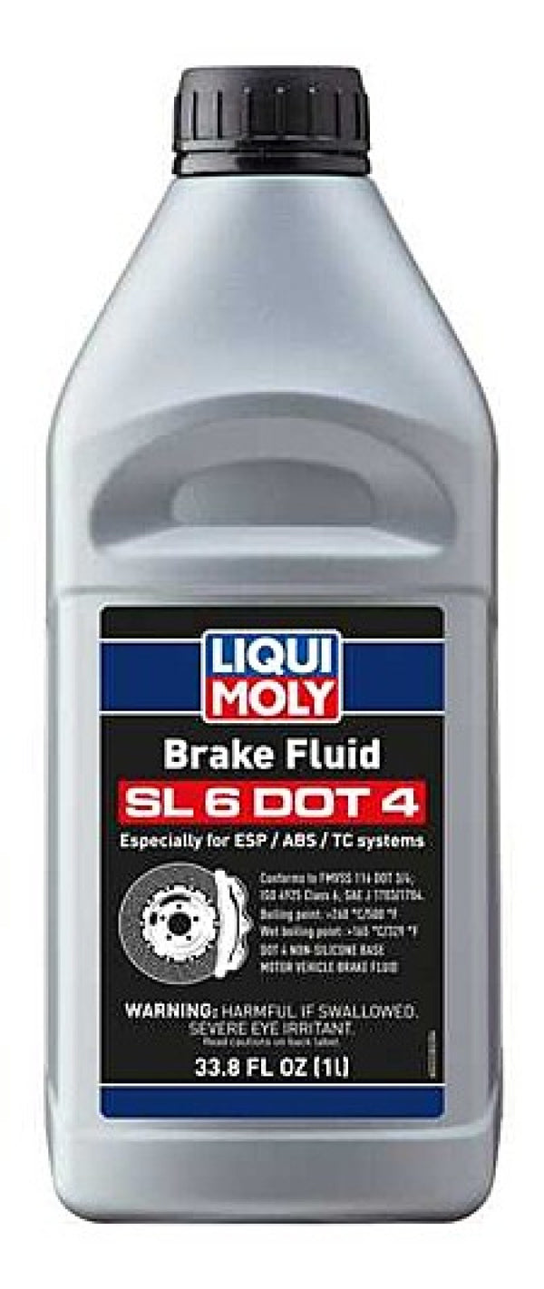 LIQUI MOLY 1L Brake Fluid SL6 DOT 4 - Bull Strap