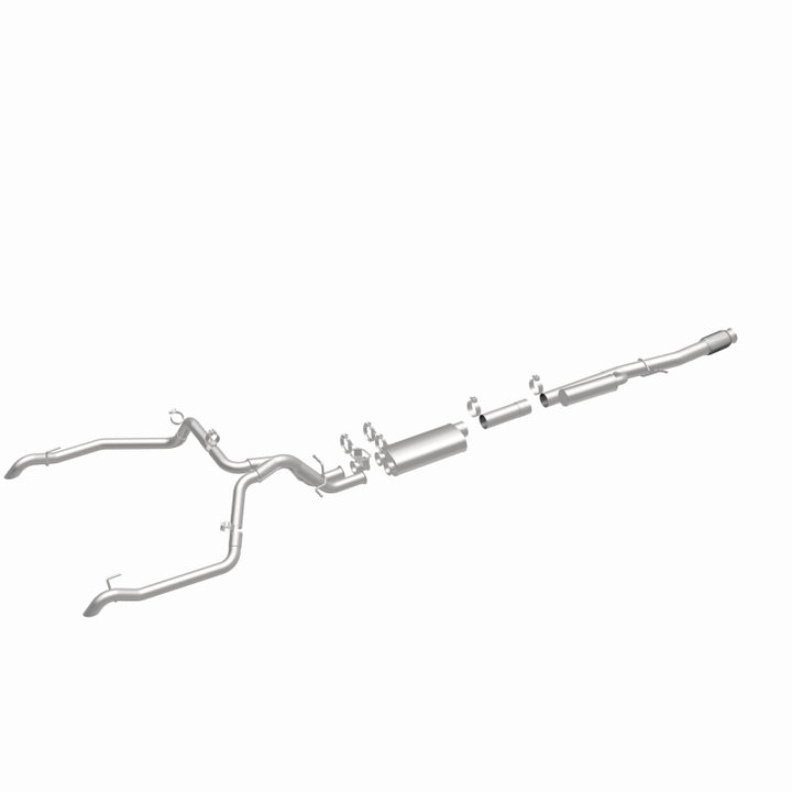 MagnaFlow 24-25 Chevrolet/GMC Silverado/Sierra 1500 ZR2/AT4X Overland Series Cat-Back Exhaust System - Bull Strap