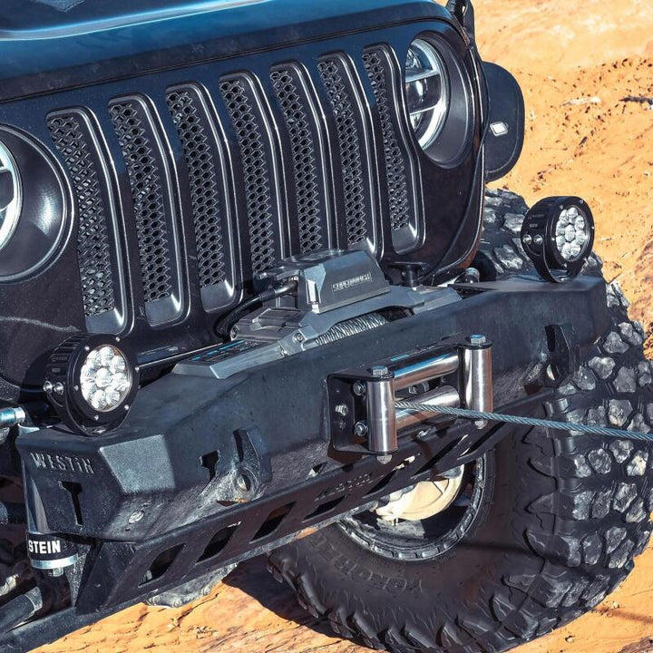 Superwinch 10000 LBS 12V DC 3/8in x 85ft Wire Rope SX 10000 Winch - Bull Strap