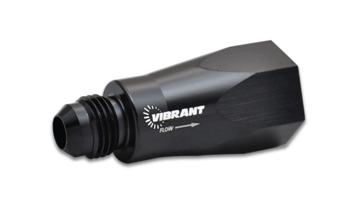 Vibrant -10AN Female to Male Inline Check Valve - Bull Strap