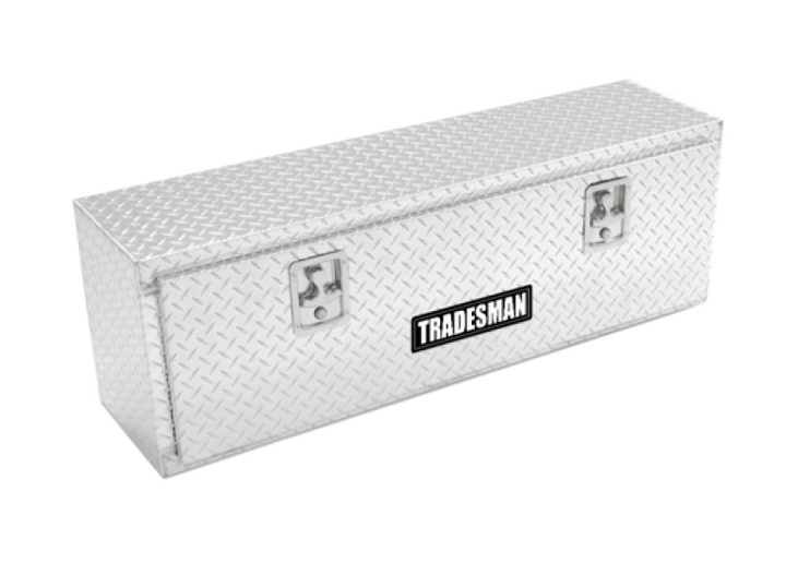 Tradesman Aluminum Top Mount L-Wing Box (72in.) - Brite - Bull Strap