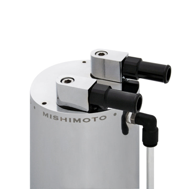 Mishimoto Large Aluminum Oil Catch Can - Bull Strap