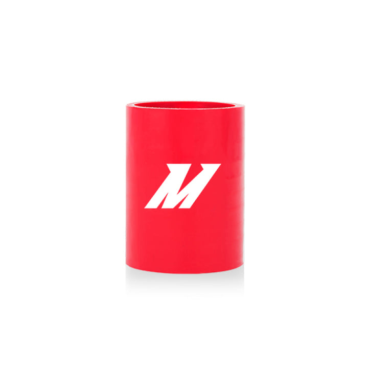 Mishimoto 2.0in Straight Coupler - Red - Bull Strap