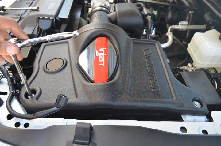 Injen 17-18 Nissan Armada / 14-18 Infiniti QX80 5.6L Evolution Air Intake (Dry) - Bull Strap