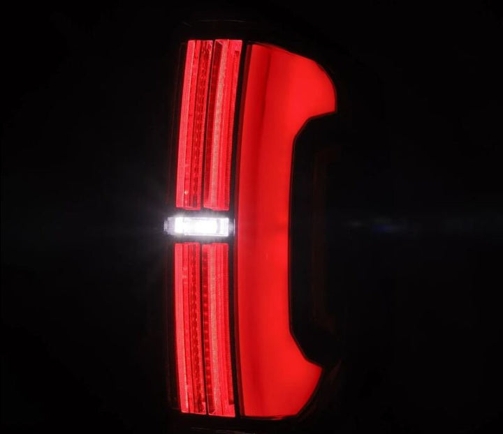 AlphaRex 14-21 Toyota Tundra Nova-Series LED Tail Lights - Alpha-Black - Bull Strap