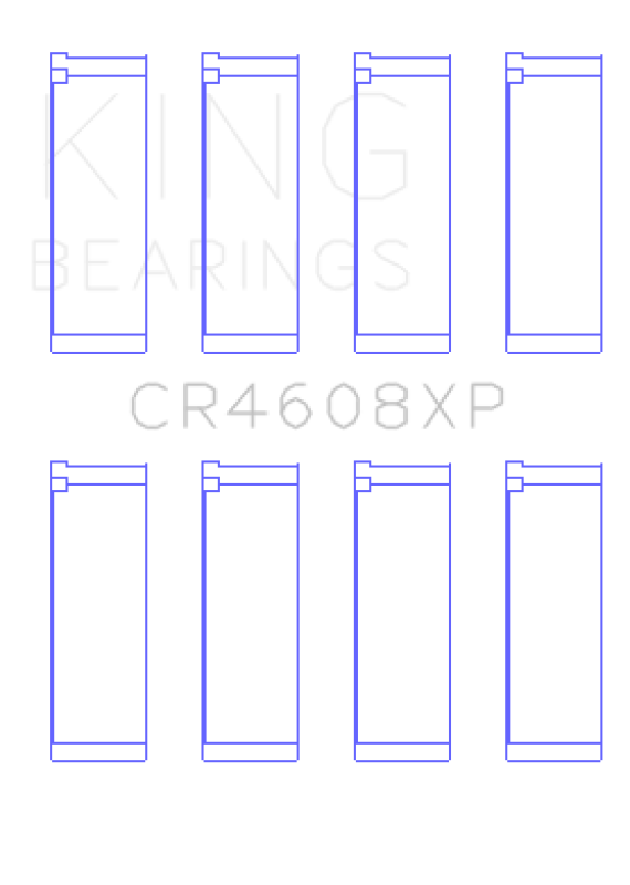 King Engine Bearings Toyota 2ZZ-GE Connecting Rod Bearing Set - Bull Strap