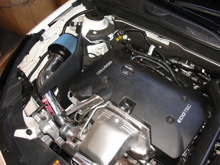 Injen 13 Chevy Malibu 2.0L (T) Black Tuned Air Intake w/ MR Tech - Bull Strap
