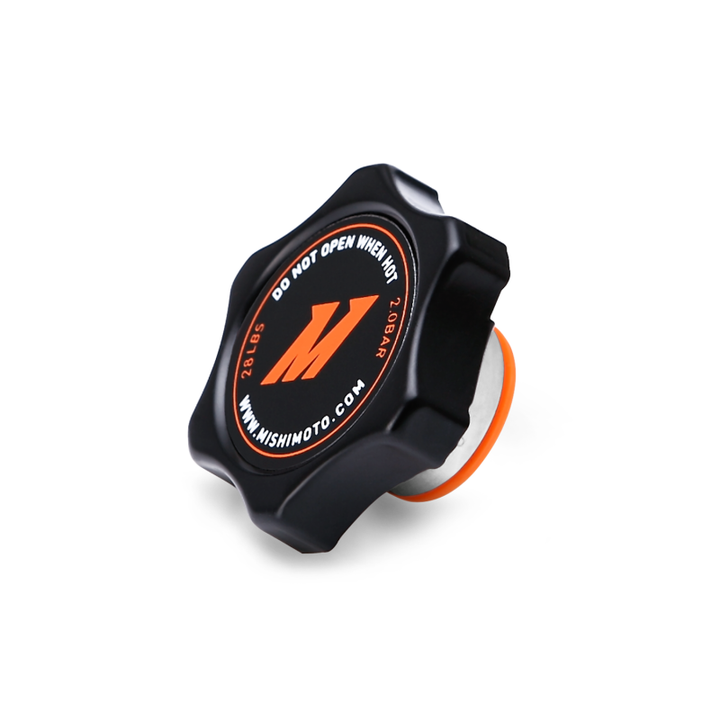 Mishimoto High Pressure 2.0 Bar Rated Radiator Cap Small - Bull Strap