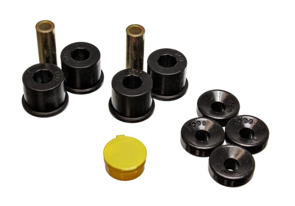 Energy Suspension 99-00 Honda Civic Si Black Front Shock Bushing Set - Bull Strap