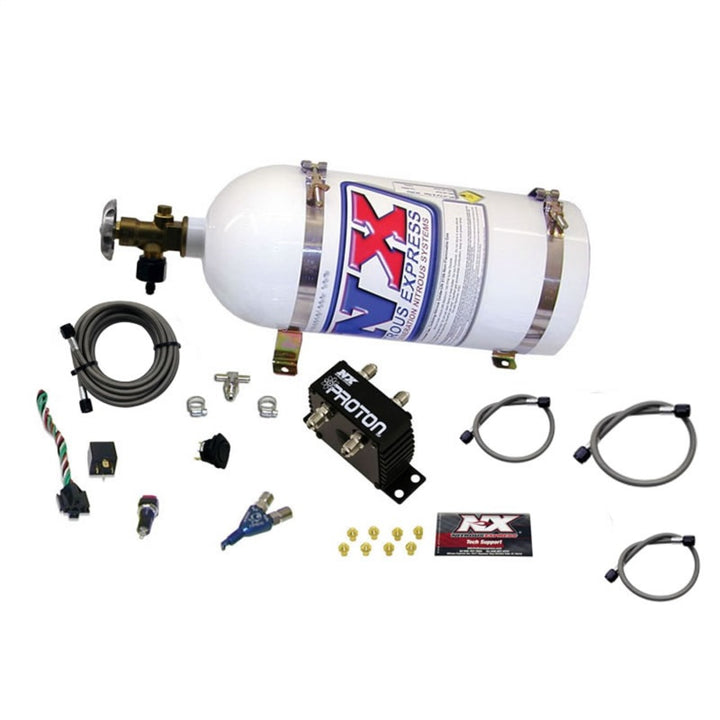 Nitrous Express Proton Series Nitrous Kit w/10lb Bottle - Bull Strap