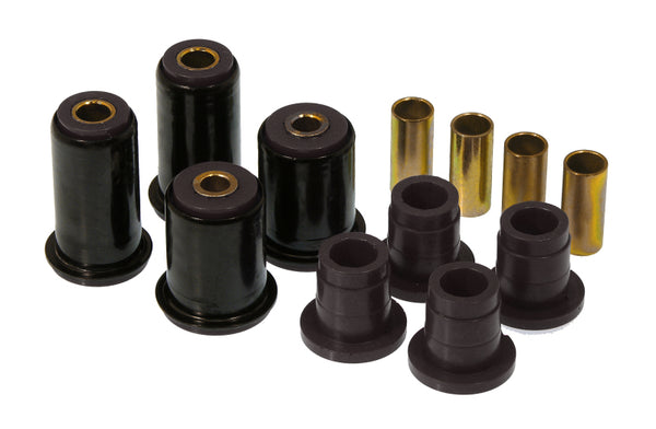 Prothane 87-96 Dodge Dakota 2wd Control Arm Bushings - Black - Bull Strap