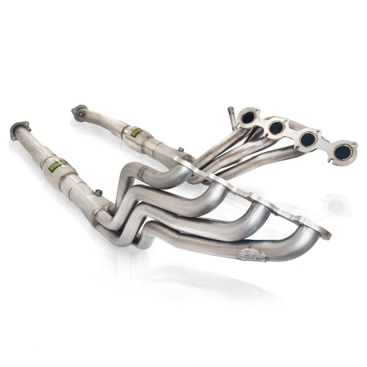 Stainless Works 2003-11 Crown Victoria/Grand Marquis 4.6L Headers 1-5/8in Primaries 3in H-Flow Cats - Bull Strap