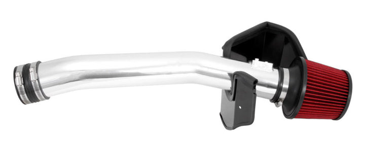 Spectre 06-12 Lexus IS250/IS350 V6-2.5/3.5L F/I Air Intake Kit - Polished w/Red Filter - Bull Strap