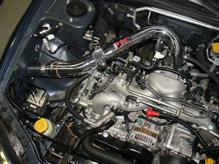 Injen 05-07 Subaru Impreza RS 2.5L-4cyl Black Cold Air Intake - Bull Strap