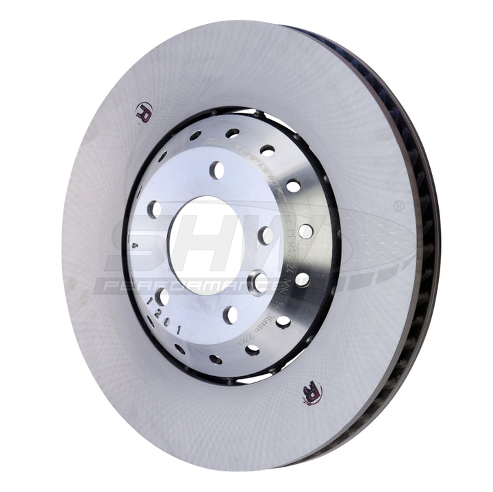 SHW 15-18 Porsche Cayenne GTS w/19in Wheel w/o Ceramics Right Frt Smooth LW Brake Rotor(95835140450) - Bull Strap