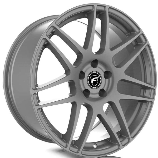 Forgestar F14 17x10 / 5x120 BP / ET44 / 7.2in BS Gloss Anthracite Wheel - Bull Strap