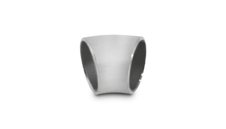 Vibrant 1.25in Nom. Schedule-10 T304 SS Long Radius 45 deg. Elbow - Bull Strap