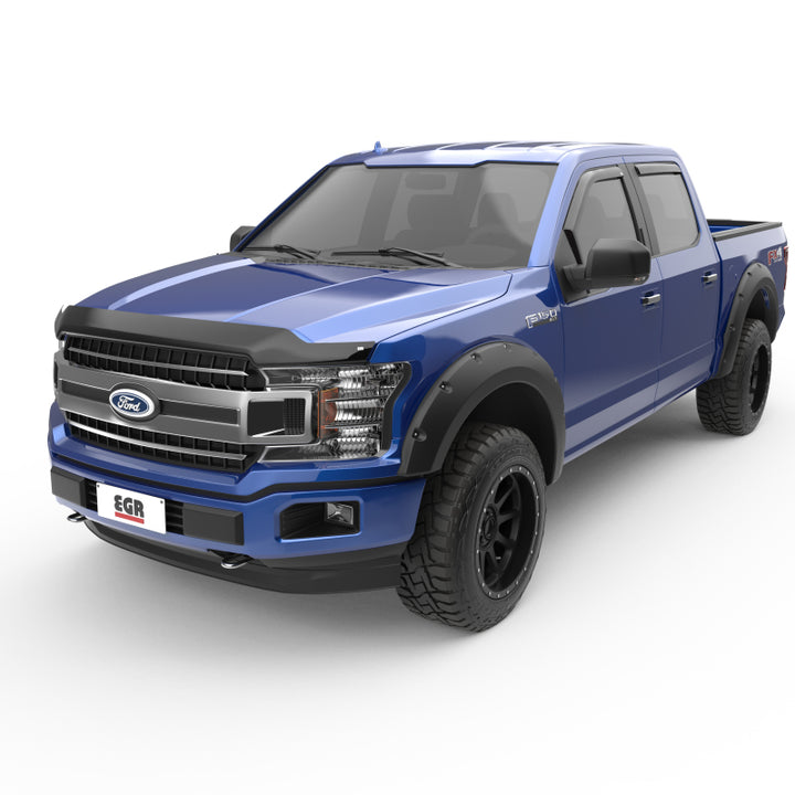 EGR 15+ Ford F150 Superguard Hood Shield - Matte (303475) - Bull Strap