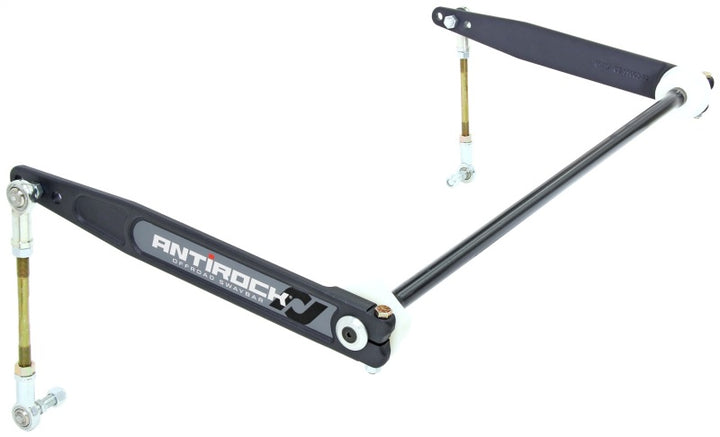 RockJock TJ/LJ Antirock Sway Bar Kit Front Bolt-On Forged Arms - Bull Strap