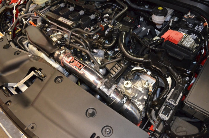 Injen 2016+ Honda Civic 1.5L Turbo (Non Si) 4Cyl Black Cold Air Intake w/MR Tech - Bull Strap
