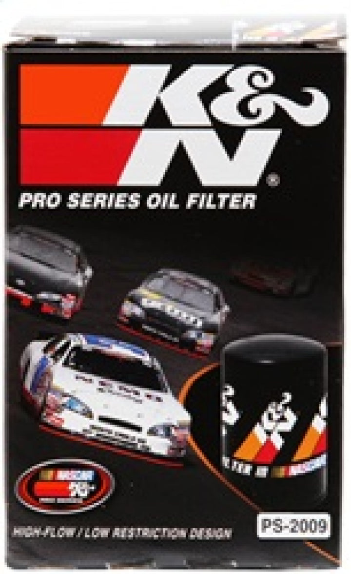 K&N Oil Filter for Ford/Lincoln/Mercury/Mazda/Chrysler/Dodge/Jeep/Jaguar 3in OD x 5.063in H - Bull Strap