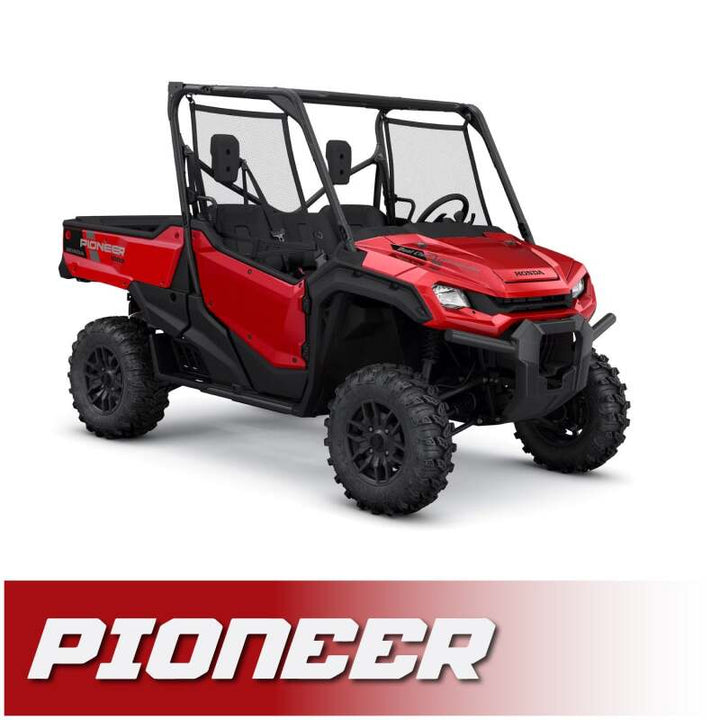 Rugged Radios Honda Pioneer Complete Comm Kit w/ BTI and 2-Way Radio No Intercom / G1 GMRS - Bull Strap