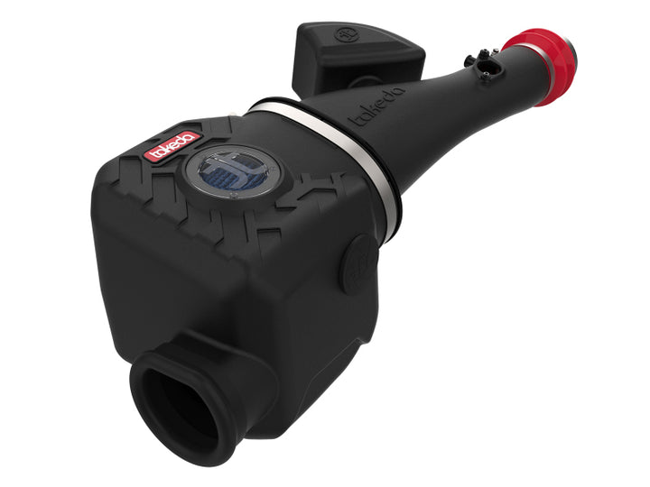 aFe Takeda Momentum Cold Air Intake System w/ Pro 5R Filter 16-19 Toyota Tacoma V6-3.5L - Bull Strap