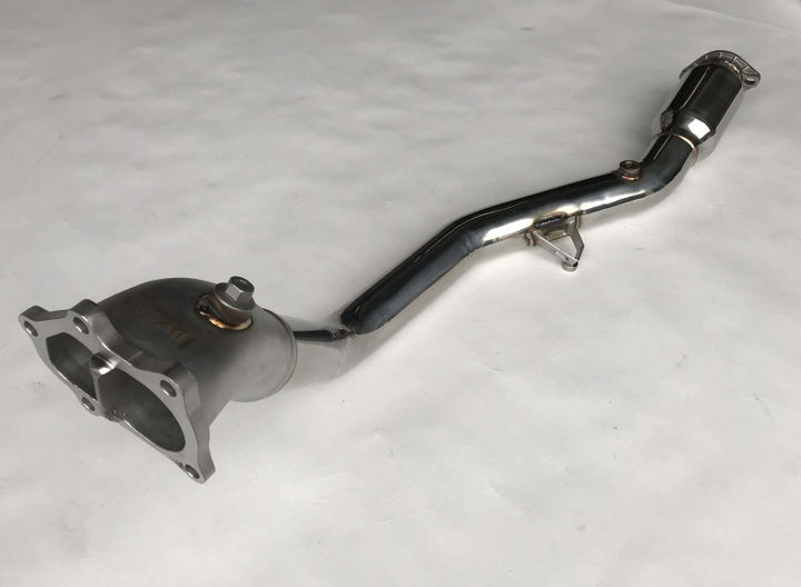 Invidia 08-19 WRX/STI Down-Pipe w/ High Flow Cat - Bull Strap