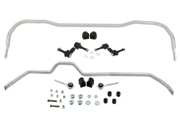 Whiteline 93-00 Nissan Skyline R33/R34 GTR Front and Rear Swaybar Kit - Bull Strap