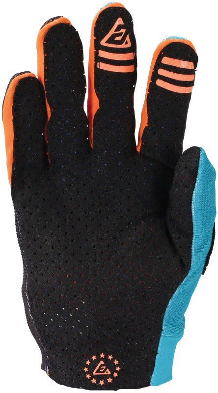 Answer 25 Aerlite Nitro Gloves Black/Astana/Hyper Orange - Large - Bull Strap