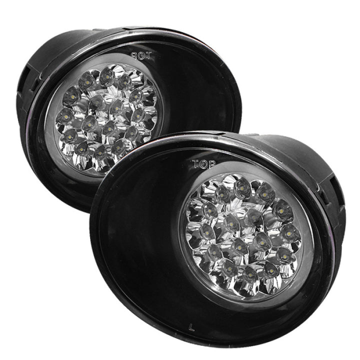 Spyder Nissan Titan 04-12/Nissan Armada 04-12 LED Fog Lights w/Switch Clear FL-LED-NT04-C - Bull Strap