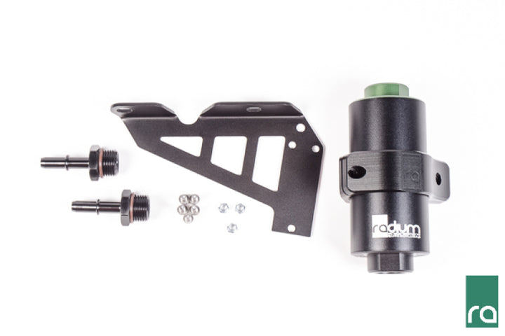 Radium Engineering 16+ Ford Focus RS Fuel Filter Kit w/ 10 Micron Stainless Filter - Bull Strap