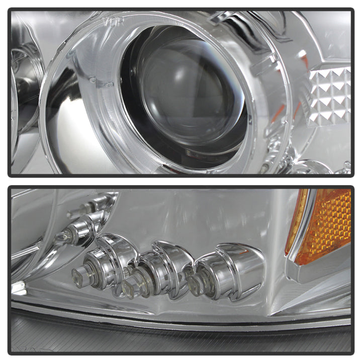 Spyder GMC Sierra 1500/2500/3500 99-06 Projector Headlights LED Halo LED Chrome PRO-YD-CDE00-HL-C - Bull Strap