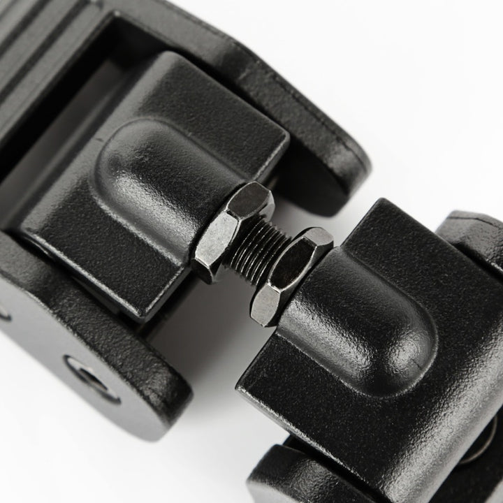 Rugged Ridge 07-18 Jeep Wrangler JK Textured Black Hood Catches - Bull Strap
