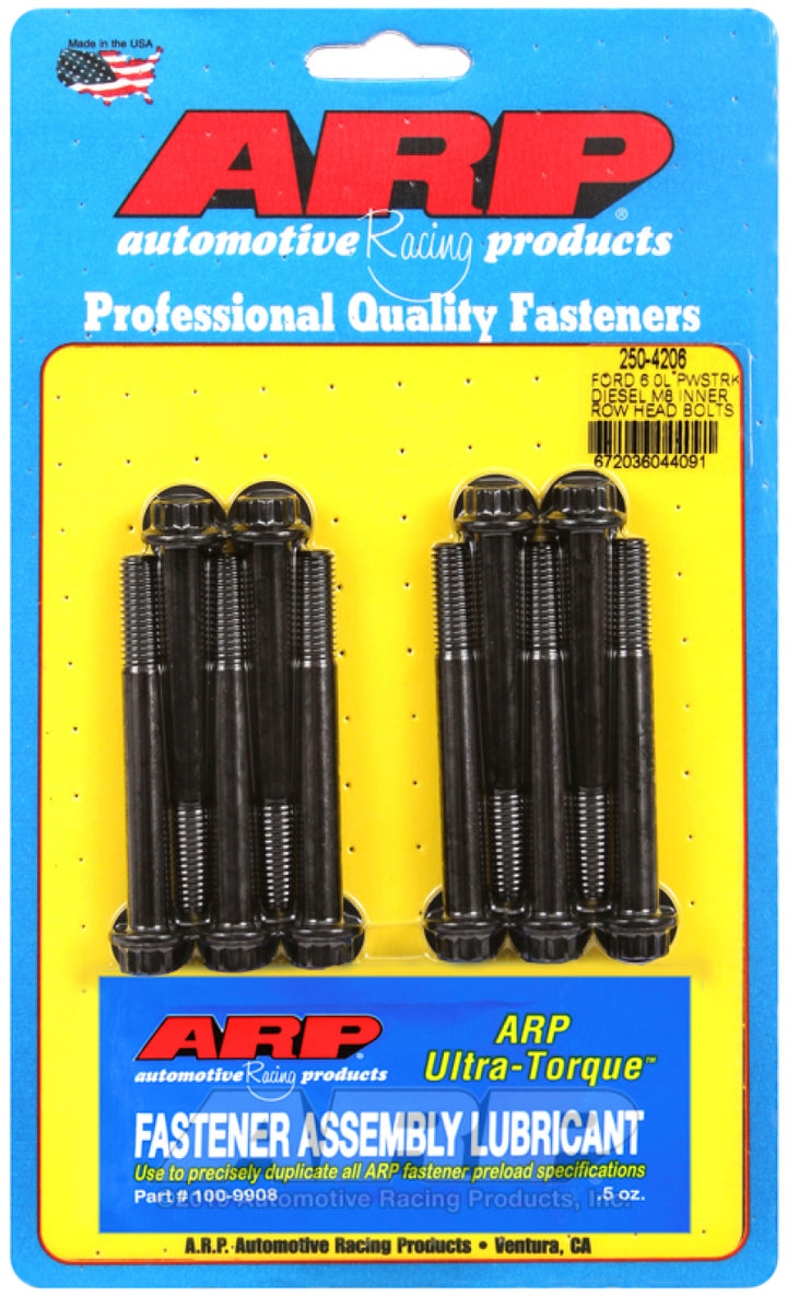 ARP 03-07 Ford 6.0L Powerstroke (Inner Row) M8 Head Bolt Kit - Bull Strap
