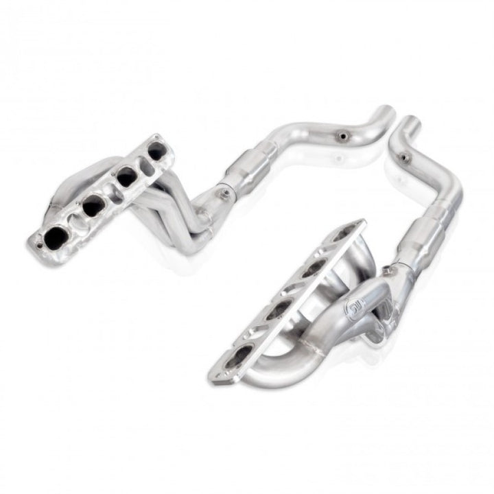Stainless Works 2015-18 Hemi Headers 2in Primaries 3in High-Flow Cats - Bull Strap