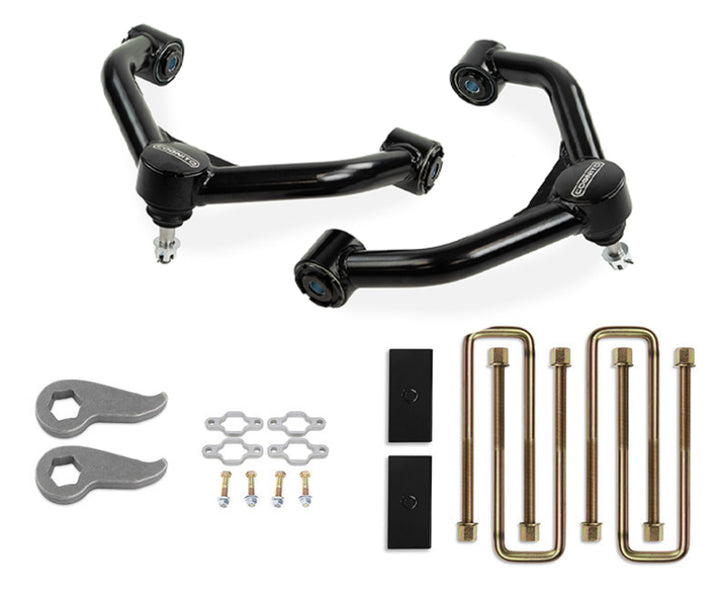 Cognito 20-24 Chevy/GMC Silverado/Sierra 2500/3500 HD 2WD/4WD 3in Standard Leveling Lift Kit - Bull Strap