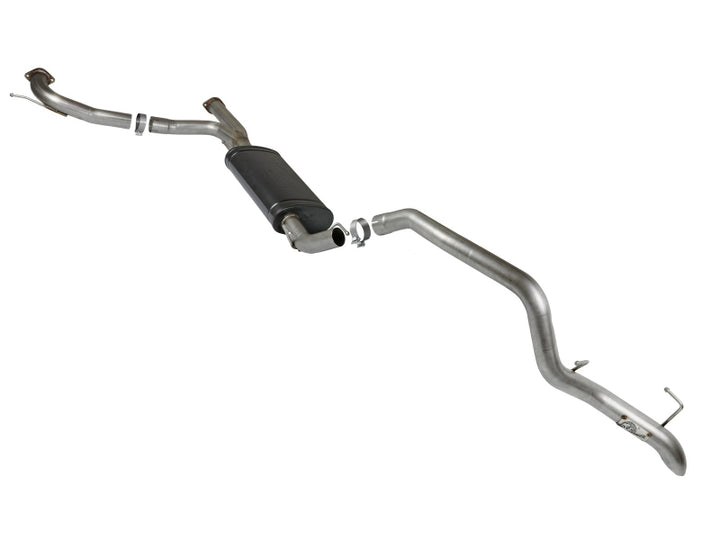 aFe MACHForce XP 3in Hi-Tuck 304 SS Cat Back Exhaust 2010-2017 Nissan Patrol (Y62) V-5.6L (400 hp) - Bull Strap