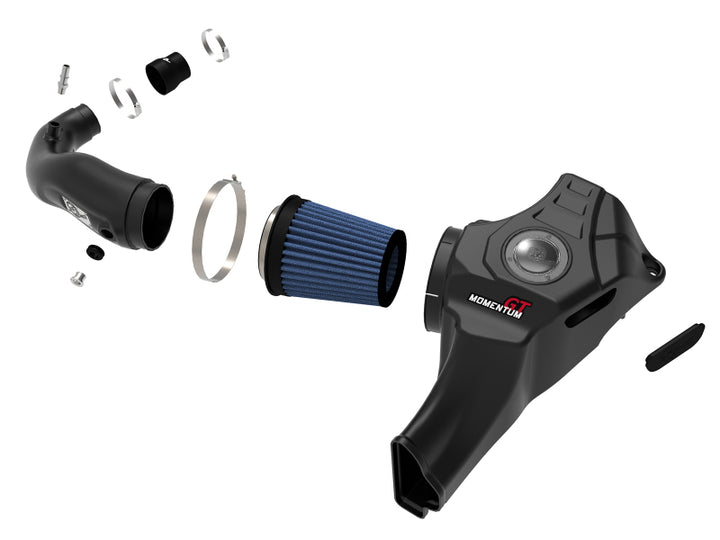 aFe Momentum GT CAIS w/ Pro 5R Media 18-19 Ford Mustang L4-2.3L (t) EcoBoost - Bull Strap