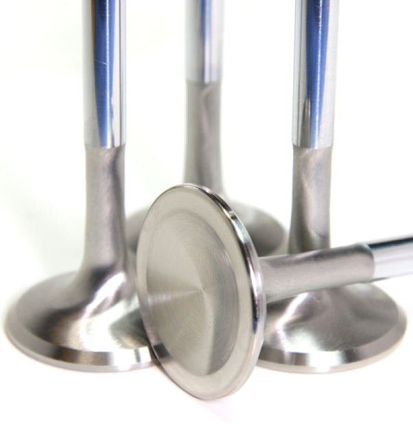 GSC P-D EJ series EJ205/EJ207/EJ257 Chrome Polished Super Alloy Exhaust Valve-33mm Head(+1mm)-SET 8 - Bull Strap