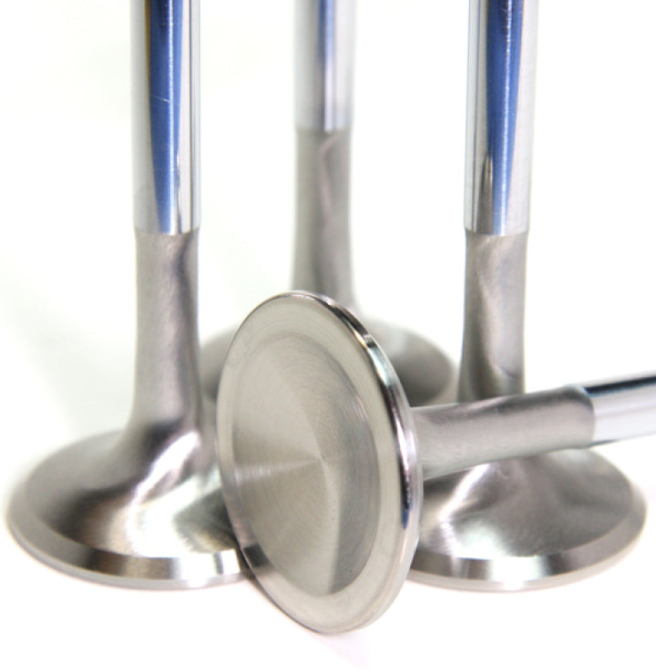 GSC P-D EJ series EJ205/EJ207/EJ257 Chrome Polished Super Alloy Exhaust Valve-33mm Head(+1mm)-SET 8 - Bull Strap