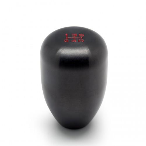 BLOX Racing 6-Speed Billet Shift Knob - Gun Metal 10x1.5mm - Bull Strap