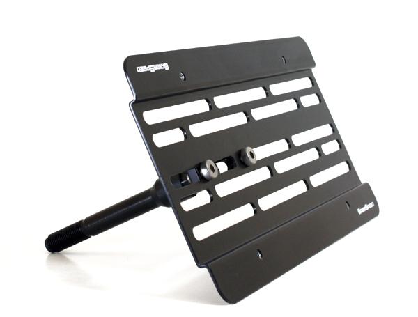 GrimmSpeed 08+ WRX/STi / 05-09 LGT License Plate Relocation Kit - Bull Strap