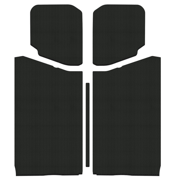 DEI 18-23 Jeep Wrangler JL 2-Door Boom Mat Headliner - 5 Piece - Black - Bull Strap