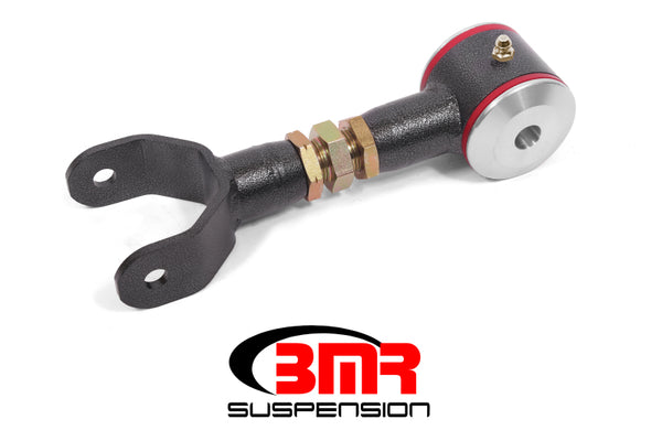 BMR 11-14 S197 Mustang Upper Control Arm On-Car Adj. (Polyurethane) - Black Hammertone - Bull Strap