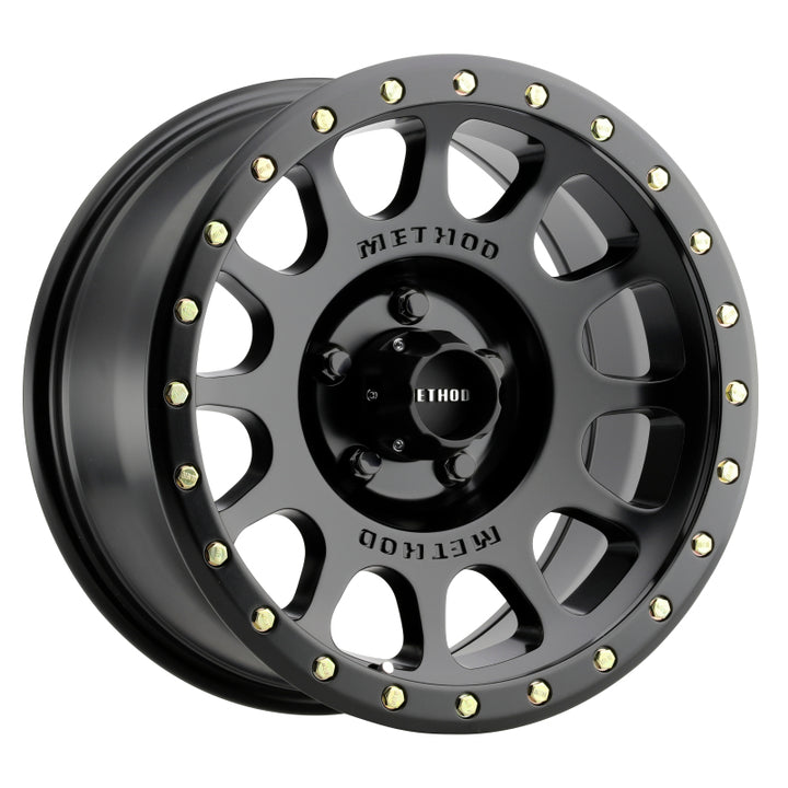 Method MR305 NV 20x9 +18mm Offset 5x5.5 108mm CB Matte Black Wheel - Bull Strap