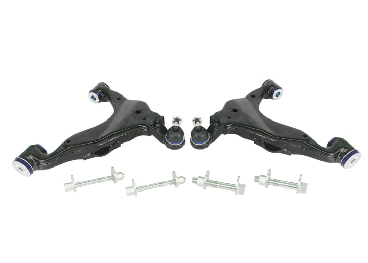 SuperPro 2003 Lexus GX470 Base Front Lower HD Lower Control Arm Kit - Bull Strap